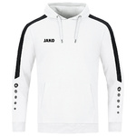 JAKO POWER HOODED JACKET, WHITE-BLACK MEN.