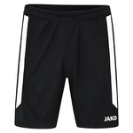 JAKO POWER LEISURE SHORTS, BLACK-WHITE KIDS.