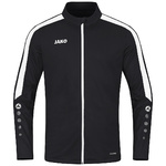 JAKO POWER POLYESTER JACKET, BLACK-WHITE KIDS.