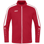 JAKO POWER POLYESTER JACKET, RED-WHITE MEN.