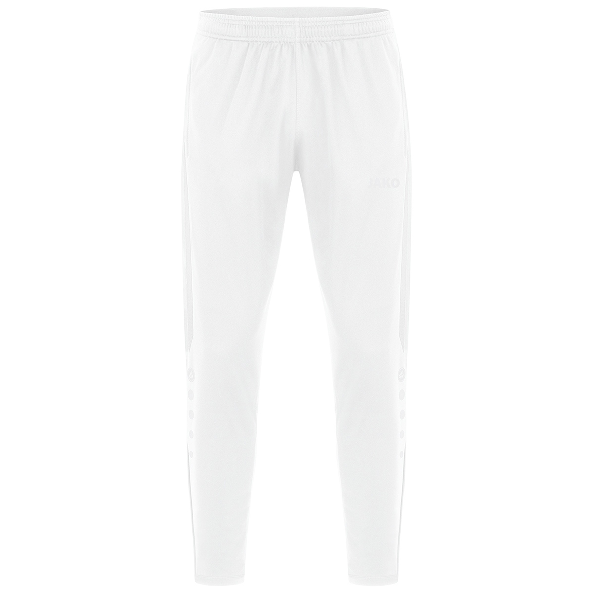 JAKO POWER POLYESTER TROUSERS, WHITE KIDS.