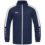 JAKO POWER RAIN JACKET, SEABLUE-WHITE KIDS.