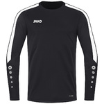 JAKO POWER SWEATER, BLACK-WHITE KIDS.