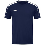 JAKO POWER T-SHIRT SHORT SLEEVE, SEABLUE-WHITE KIDS.