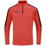 JAKO POWER ZIP TOP, FLAME-SEABLUE KIDS.