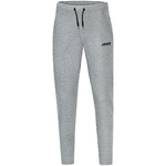 PANTALÓN DE JOGGING JAKO BASE, GRIS MELANGE MUJER.