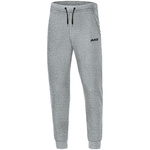 PANTALÓN DE JOGGING JAKO BASE CON PUÑOS, GRIS MELANGE HOMBRE.