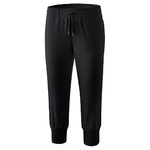 PANTALONES ERIMA 3/4, NEGRO MUJER.