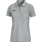 POLO JAKO BASE, LIGHT GREY MELANGE WOMEN.