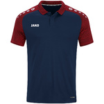 POLO JAKO PERFORMANCE, MARINO-ROJO HOMBRE.