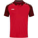 POLO JAKO PERFORMANCE, RED-BLACK KIDS.