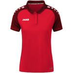 POLO JAKO PERFORMANCE, RED-BLACK WOMEN.