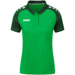 POLO JAKO PERFORMANCE, SOFT GREEN-BLACK WOMEN.