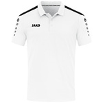 POLO JAKO POWER, BLANCO-NEGRO HOMBRE.