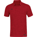 POLO JAKO PREMIUM BASICS, RED MELANGE MEN.