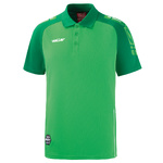 POLO SHIRT SALLERX.72, GREEN-EMERALD-WHITE UNISEX.