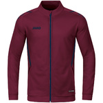 POLYESTER JACKET JAKO CHALLENGE, MAROON-SEABLUE KIDS.