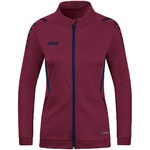 POLYESTER JACKET JAKO CHALLENGE, MAROON-SEABLUE WOMEN.