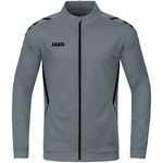 POLYESTER JACKET JAKO CHALLENGE, STONE GREY-BLACK KIDS.