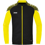 POLYESTER JACKET JAKO PERFORMANCE, BLACK-SOFT YELLOW KIDS.