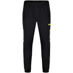 POLYESTER TROUSERS JAKO CHALLENGE, BLACK-CITRO KIDS.