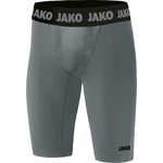 SHORT AJUSTADO JAKO COMPRESSION 2.0, GRIS PIEDRA NIÑO.