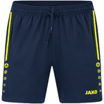 SHORT JAKO ALLROUND, MARINO-AMARILLO NEÓN MUJER.