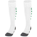 SOCKS JAKO ROMA, WHITE-SPORT GREEN.