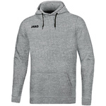 SUDADERA CON CAPUCHA JAKO BASE, GRIS MELANGE HOMBRE.