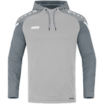 SUDADERA CON CAPUCHA JAKO PERFORMANCE, GRIS-GRIS PIEDRA NIÑO.