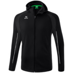 SUDADERA ENTRENAMIENTO CON CAPUCHA ERIMA LIGA STAR, NEGRA UNISEX.