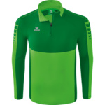 SUDADERA ERIMA SIX WINGS TRAINING TOP, VERDE-ESMERALDA HOMBRE.