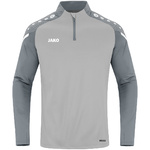 SUDADERA ZIP TOP JAKO PERFORMANCE, GRIS-GRIS PIEDRA HOMBRE.