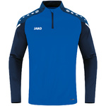 SUDADERA ZIP TOP JAKO PERFORMANCE, ROYAL-MARINO HOMBRE.