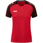 T-SHIRT JAKO PERFORMANCE, RED-BLACK WOMEN.