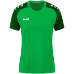 T-SHIRT JAKO PERFORMANCE, SOFT GREEN-BLACK WOMEN.