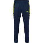 TRAINING TROUSERS JAKO ALLROUND, SEABLUE-NEON YELLOW MEN.